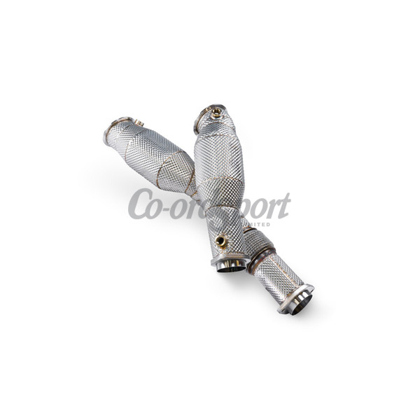 Scorpion Downpipes with a high flow sports catalysts M2 G87 M3 G8 image