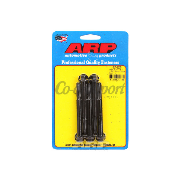 ARP 5/16-18 X 3.250 hex black oxide bolts image