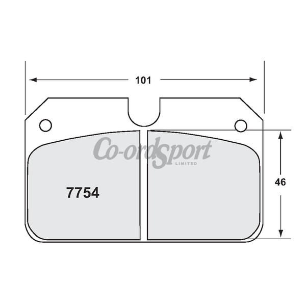 PFC 7754 Race Pad Set - 13 Compound 16 mm image