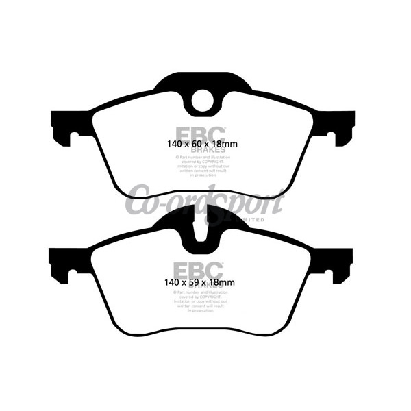 EBC Ultimax OEM Replacement Brake Pads image