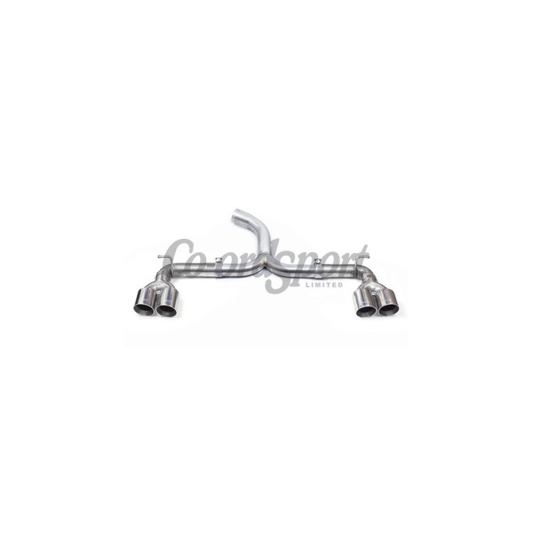 COBRA Volkswagen Golf GTI Mk7 (12-17) Quad Exit Rear Axle Back - image