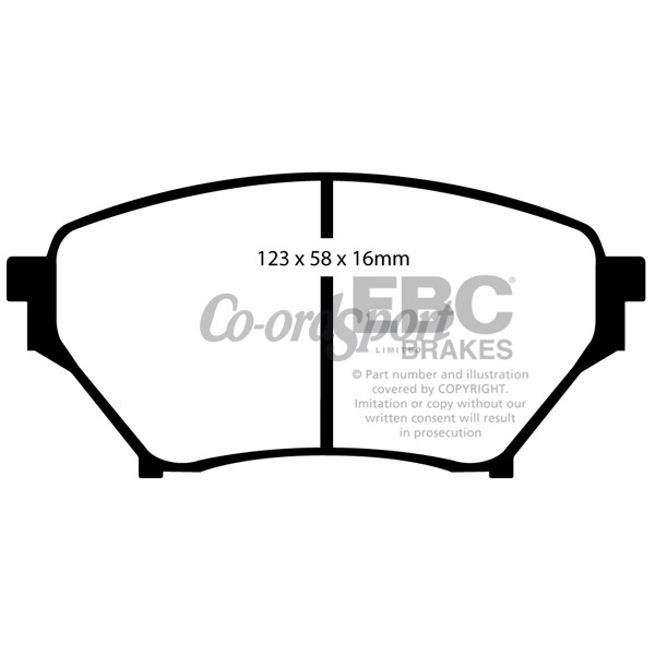 EBC Ultimax OEM Replacement Brake Pads image