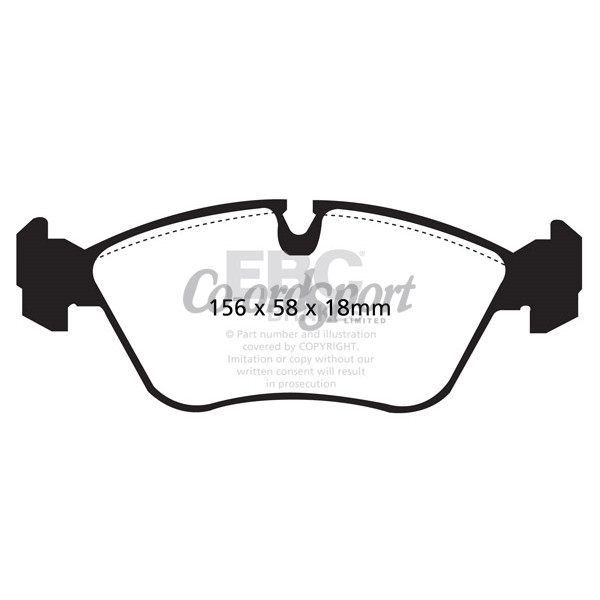 EBC Ultimax OEM Replacement Brake Pads image