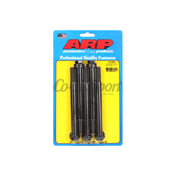 ARP 1/2-13 x 5.500 hex black oxide bolts image