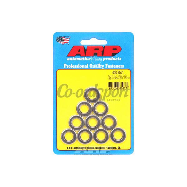 ARP M10ID .750OD SS chamfer washers image