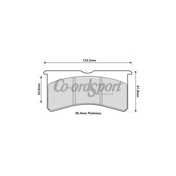 PBS Willwood Brake Pads for AP CP8350-Superlite Calipers image