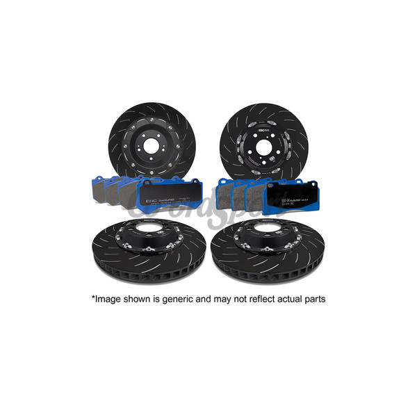 EBC Bluestuff Pads and 2 Piece Discs Full Vehicle Kit image