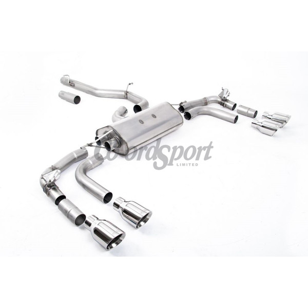 Milltek VW Tiguan  R 320ps OPF GPF Models Only 2021-2025  Parti image