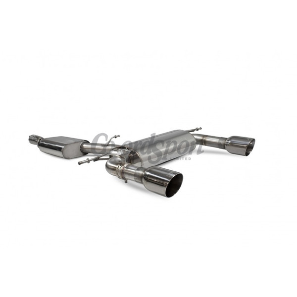 Scorpion Resonated cat-back system with electronic valves for Aud image