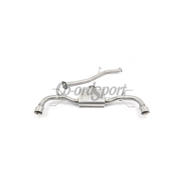 COBRA Mazda RX8 (03 - 12) Cat Back System - Carbon Fibre Tailpipe image
