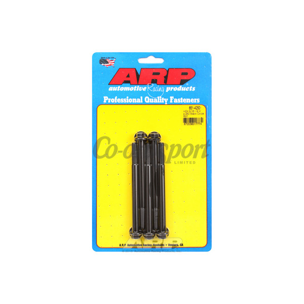 ARP 5/16-18 X 4.250 hex black oxide bolts image