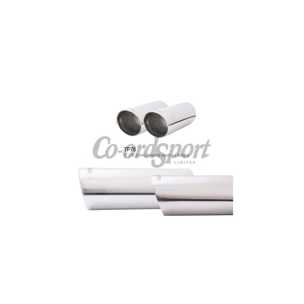 COBRA Ford Fiesta ST 180 Mk7 (13-17) 3 Inch Twin Tip Cat Back Sys image