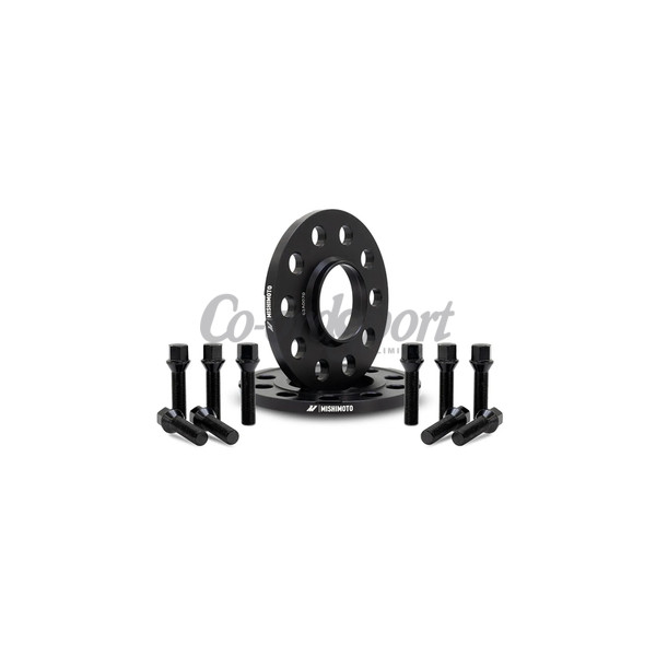Mishimoto Wheel Spacers 5x112 66.5 10 M14 Black image