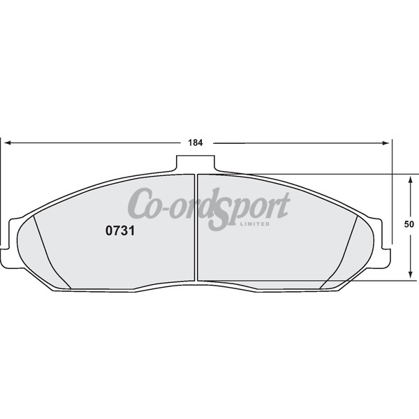 PFC 731 Carbon Metallic Brake Pad Set image