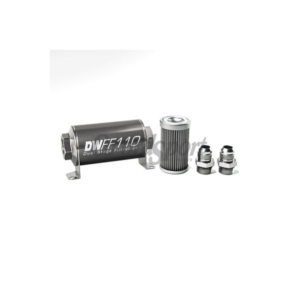 DW In-line fuel filter element and housing kit  stainless st image