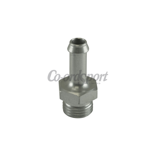 Turbosmart Fitting 8mm / 5/16in Hose End to -6 AN ORB Male Straig image