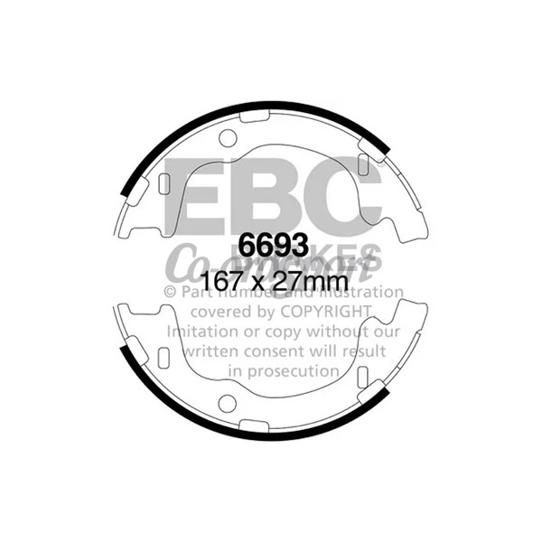 EBC BRAKE SHOES image