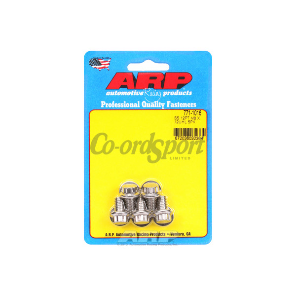 ARP M8 x 1.25 x 12 12pt SS bolts image