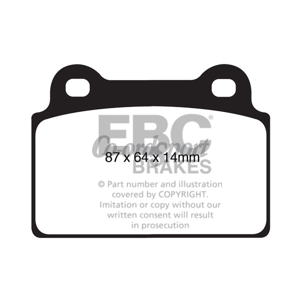 EBC Ultimax OEM Replacement Brake Pads image