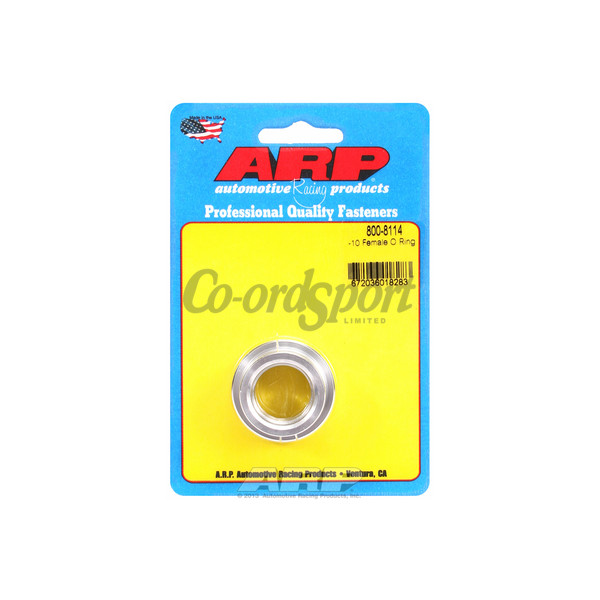 ARP -10 female O ring aluminum weld bung image