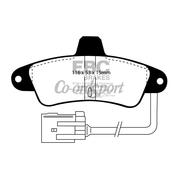 EBC Ultimax OEM Replacement Brake Pads image