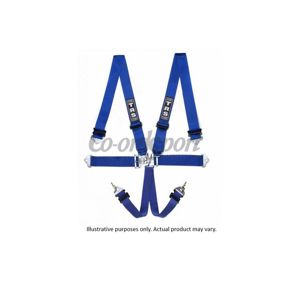 TRS Nascar 2in Lever/Latch - 6 point Harness in Blue image