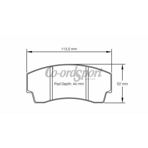 Pagid Racing brake pads - RST3 image