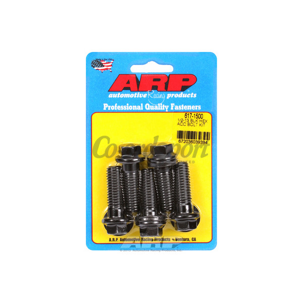 ARP 1/2-13 x 1.500 hex black oxide bolts image