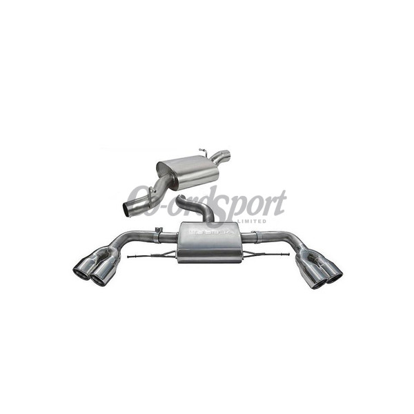 COBRA Audi TTS (Quattro) Quad Exit TailPipes (08-14) Cat Back image