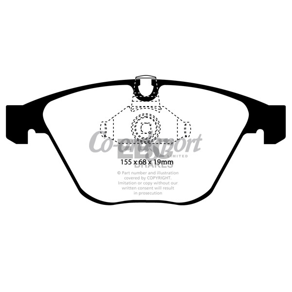 EBC Ultimax OEM Replacement Brake Pads image