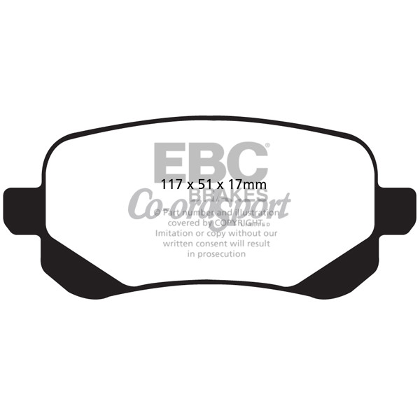 EBC Ultimax OEM Replacement Brake Pads image