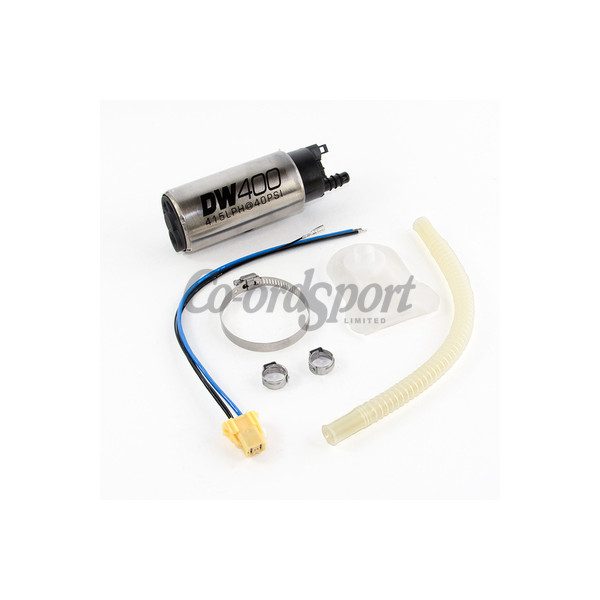 415lph Compact Fuel Pump w  9-1052 Install Kit image