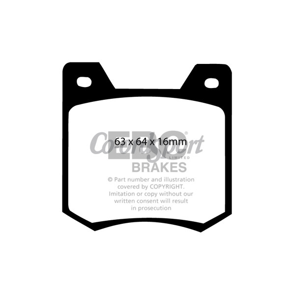 EBC Ultimax OEM Replacement Brake Pads image