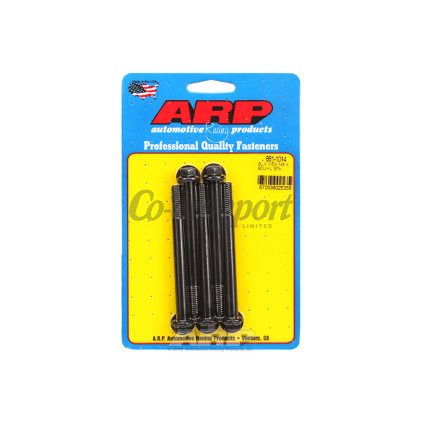 ARP M8 x 1.25 x 90 hex black oxide bolts image
