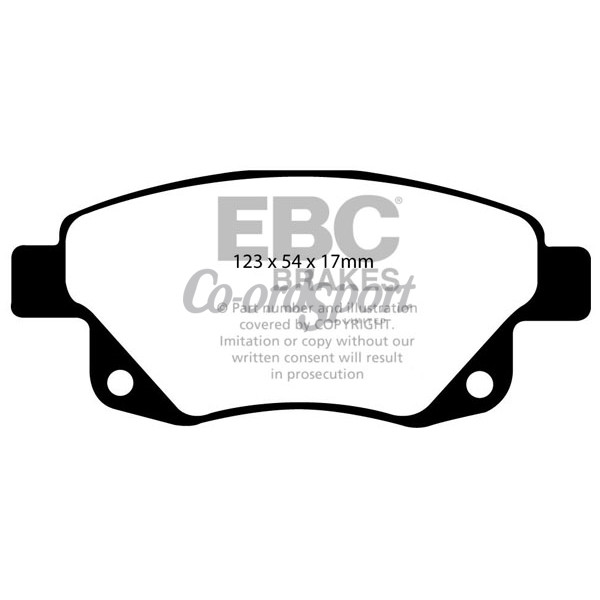 EBC Ultimax OEM Replacement Brake Pads image