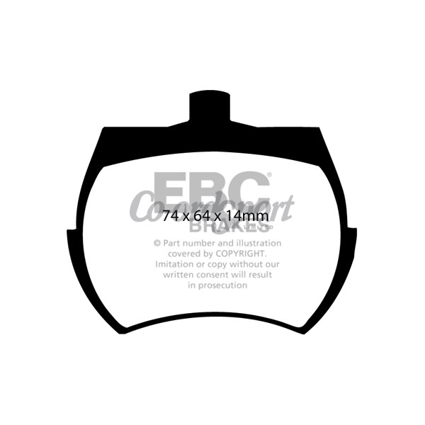 EBC Ultimax OEM Replacement Brake Pads image