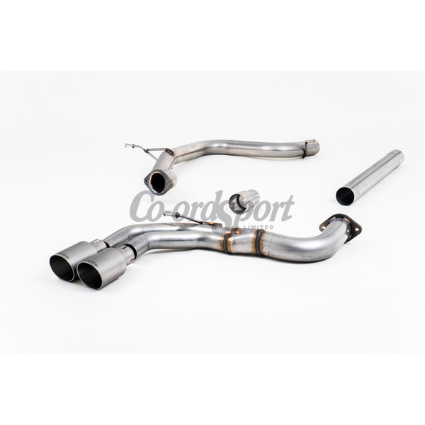 Milltek Cat-back Audi A3 2.0 TDI 150 MQB 2WD 2013 - 2020 image