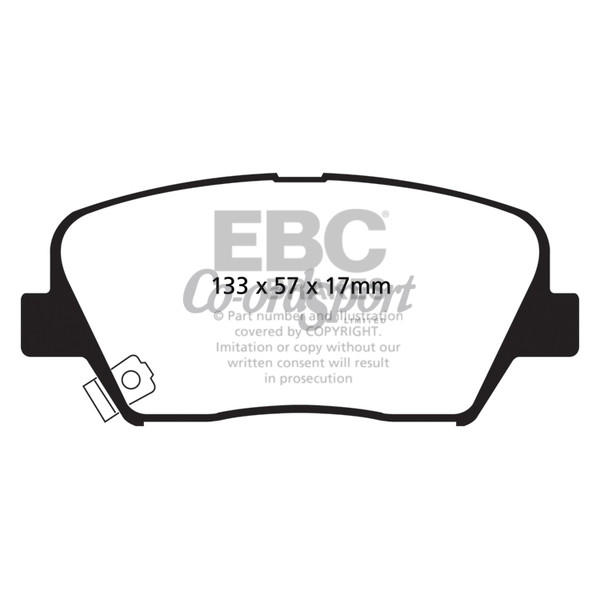 EBC Ultimax OEM Replacement Brake Pads image