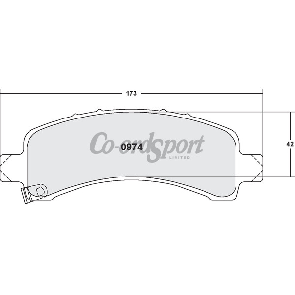 PFC 974 Carbon Metallic Brake Pad Set image