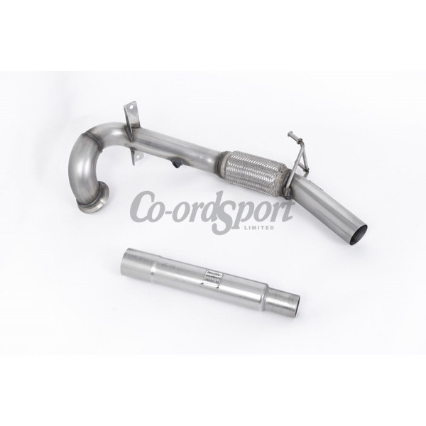Milltek Large-bore Downpipe and De-cat Volkswagen Polo GT image