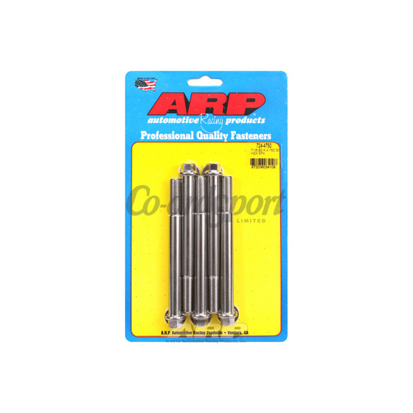 ARP 7/16-20 x 4.750 hex SS bolts image