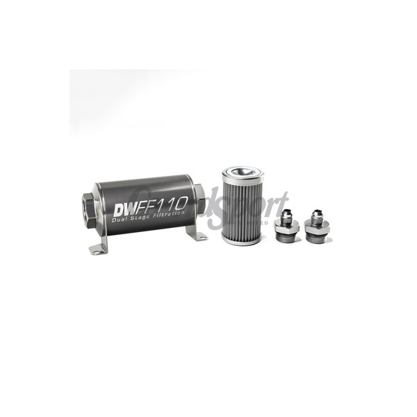 DW -6AN  100 micron  110mm In-line fuel filter kit image