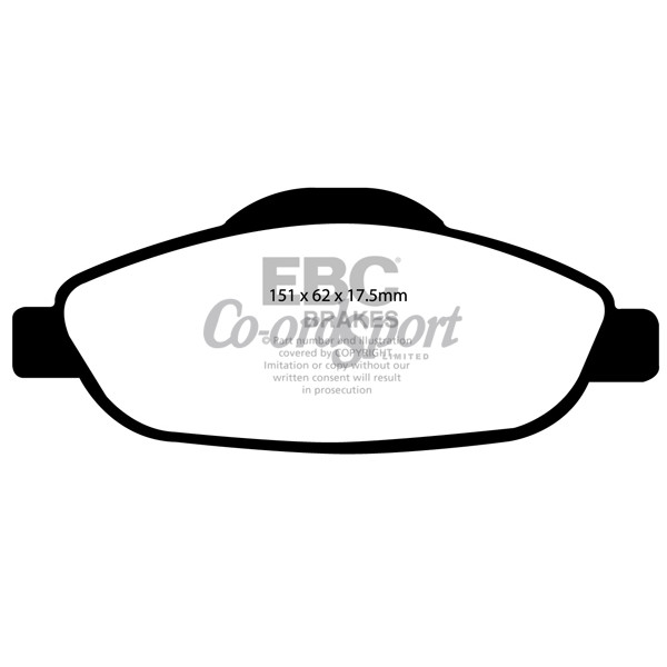 EBC Ultimax OEM Replacement Brake Pads image