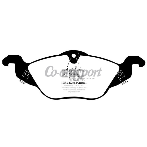 EBC Ultimax OEM Replacement Brake Pads image