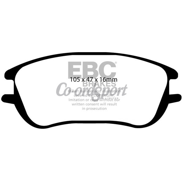 EBC Ultimax OEM Replacement Brake Pads image