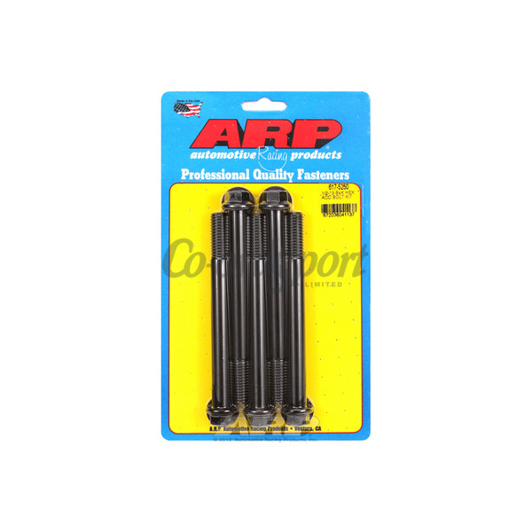 ARP 1/2-13 x 5.250 hex black oxide bolts image