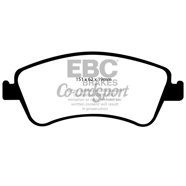 EBC Ultimax OEM Replacement Brake Pads image