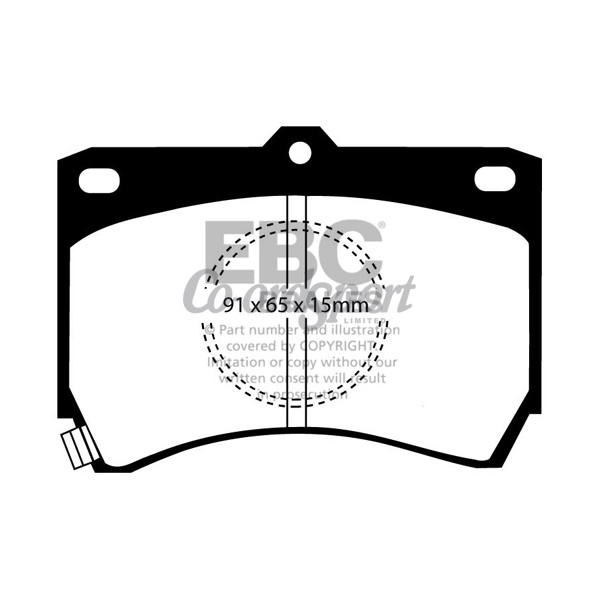 EBC Ultimax OEM Replacement Brake Pads image