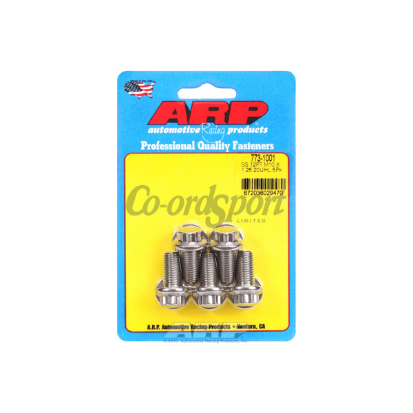 ARP M10 x 1.25 x 20 12pt SS bolts image