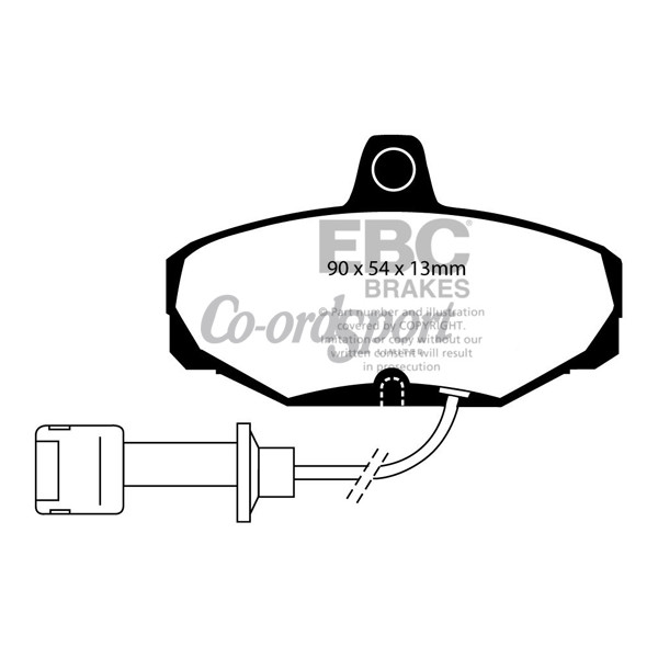 EBC Ultimax OEM Replacement Brake Pads image